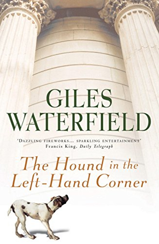 the hound in the left-hand corner