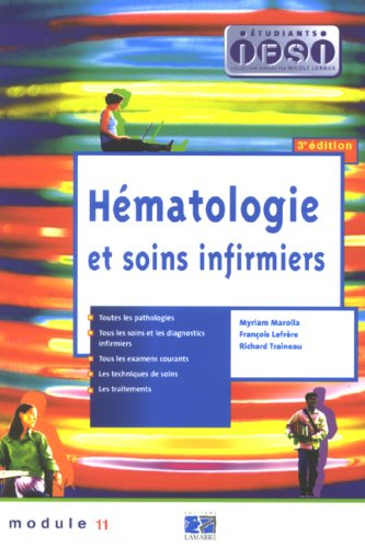 Hématologie et soins infirmiers