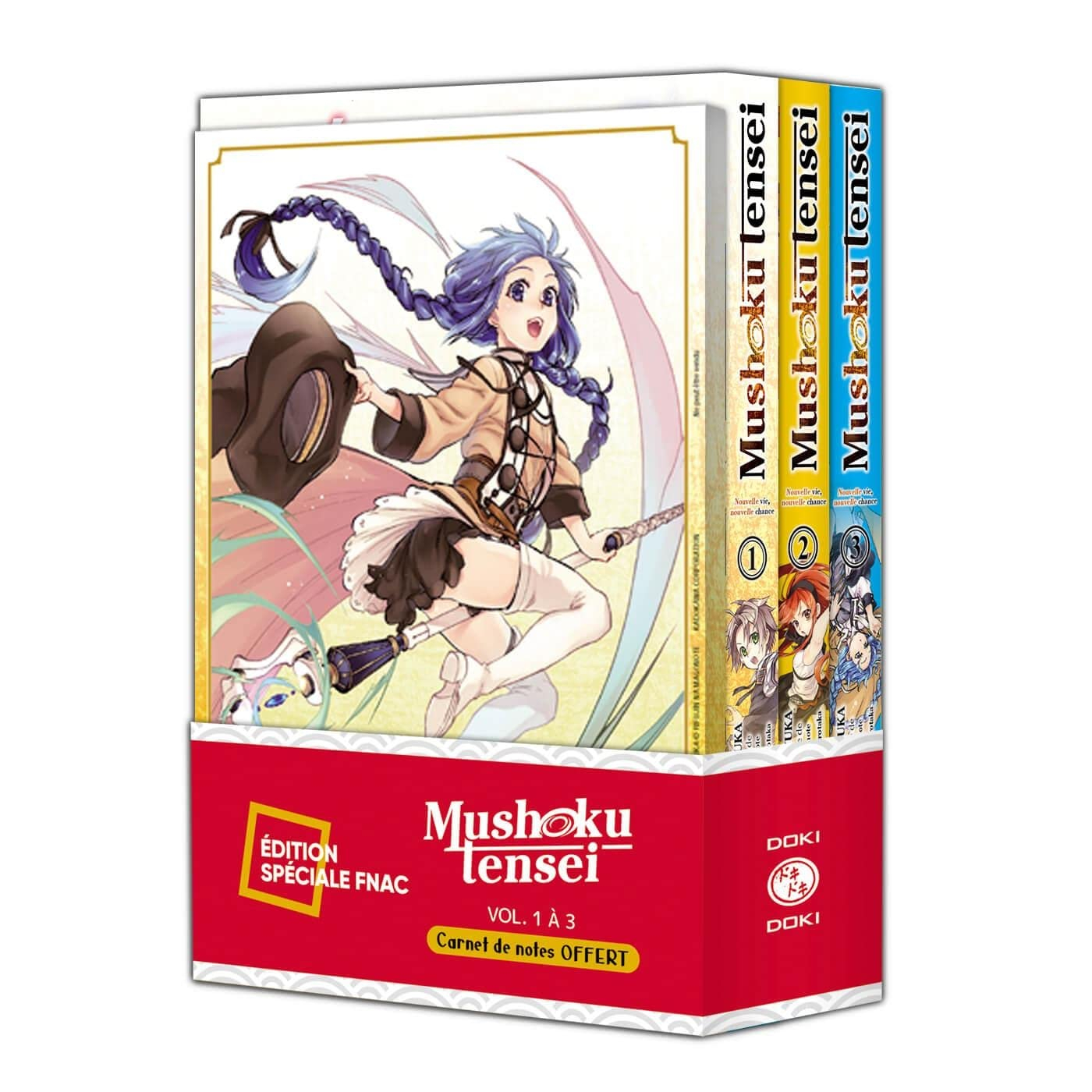 Moshoku tensei : pack spécial vol. 01 à 03 + carnet de notes offert