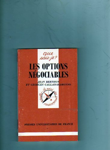Les Options négociables