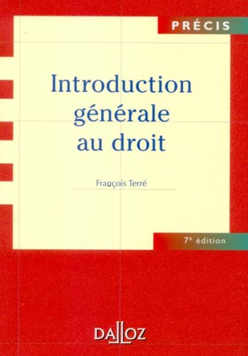 Introduction générale au droit