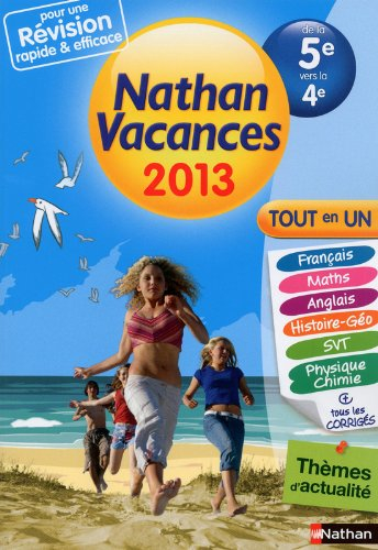 Nathan vacances 2013, de la 5e vers la 4e : tout en un