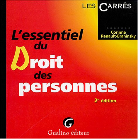l'essentiel du droit des personnes