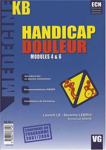 Handicap & douleur : module 4 & 6 : fiches de synthèse illustrées