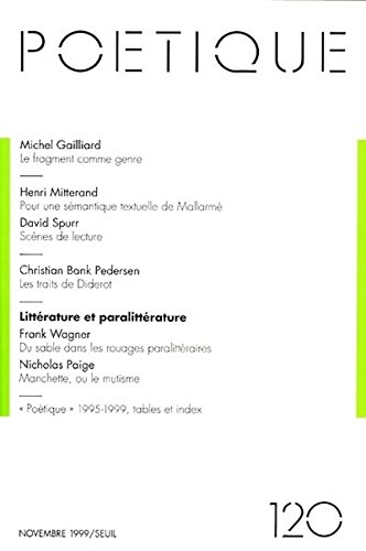 Poétique, n° 120