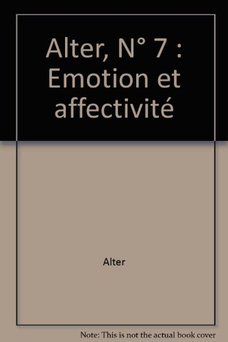 emotion et affectivité