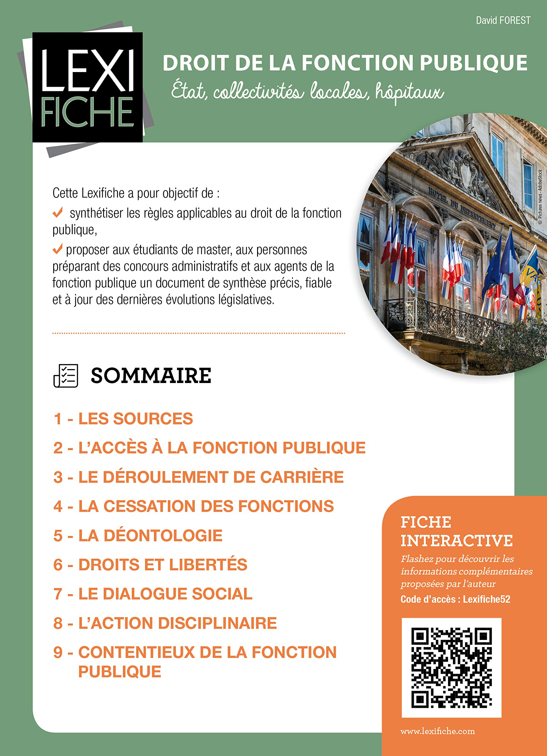 Droit de la fonction publique : Etat, collectivités locales, hôpitaux