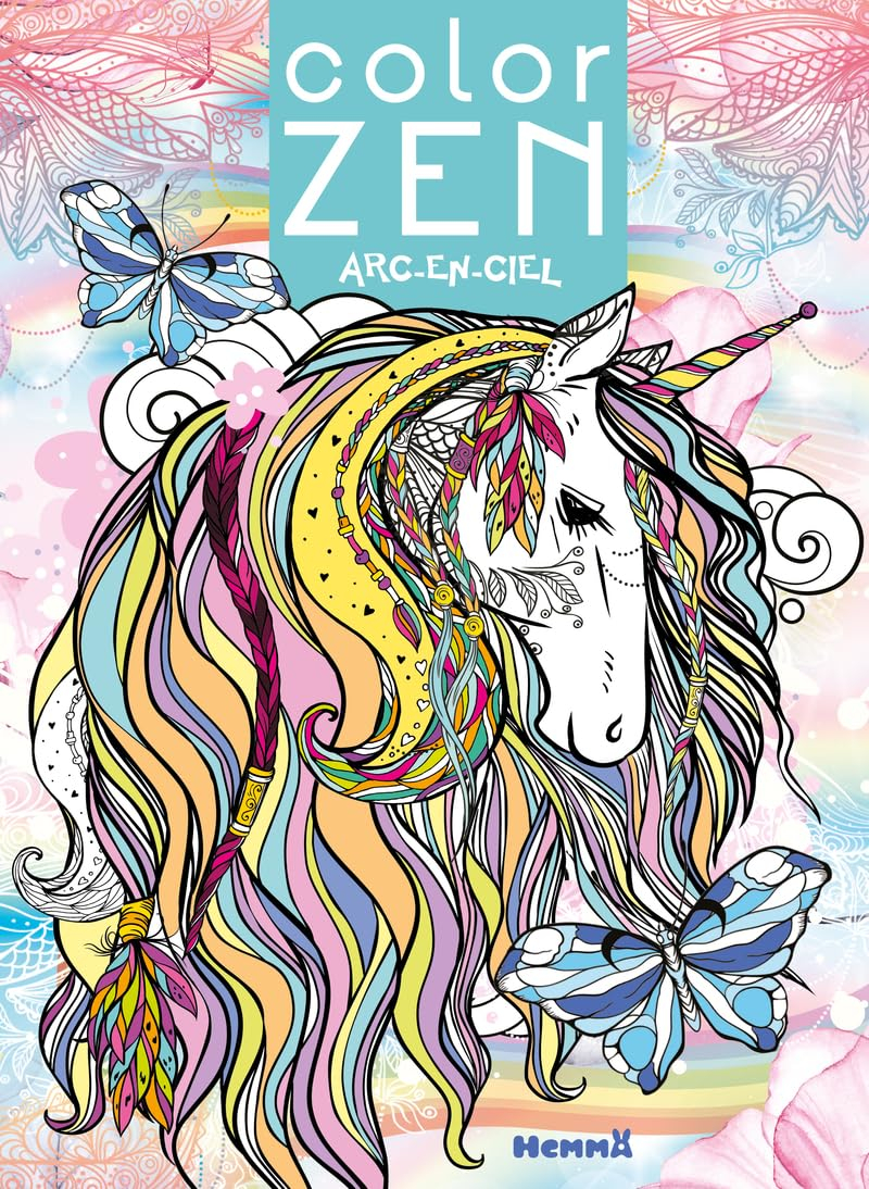 Color Zen : Arc-en-ciel (Licorne)