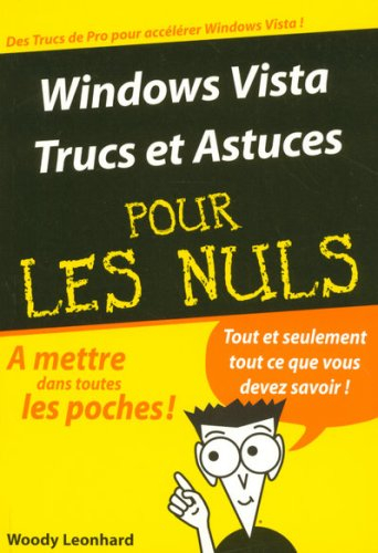 Windows Vista, trucs et astuces pour les nuls