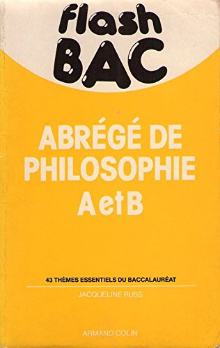 abrégé de philosophie a et b