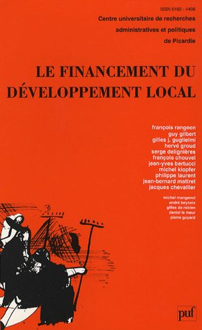 le financement du développement local, 1re édition