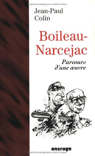 Boileau-Narcejac : parcours d'une oeuvre