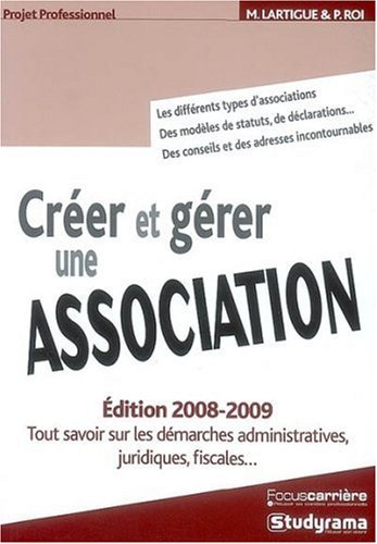 Créer et gérer une association