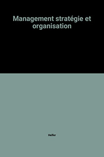 management stratégie et organisation