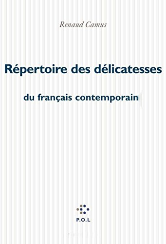 Répertoire des délicatesses du français contemporain