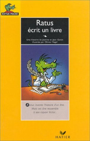 ratus ecrit un livre (ratus jaune)