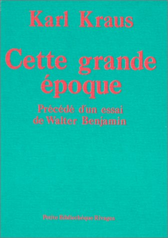 cette grande époque