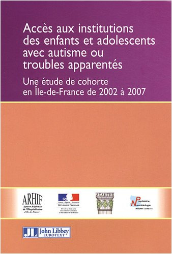 Accès aux institutions des enfants et adolescents avec autisme ou troubles apparentés : une étude de