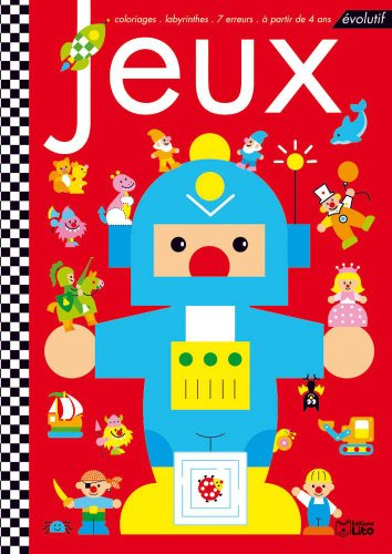 Jeux : coloriages, labyrinthes, 7 erreurs, à paritr de 4 ans : évolutif