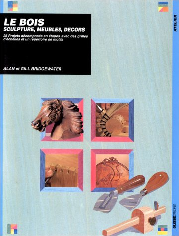 Le bois : sculpture, meubles, décors : 25 projets décomposés en étapes, avec des grilles d"échelle e