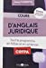 Cours d'anglais juridique : tout le programme en fiches et en schémas