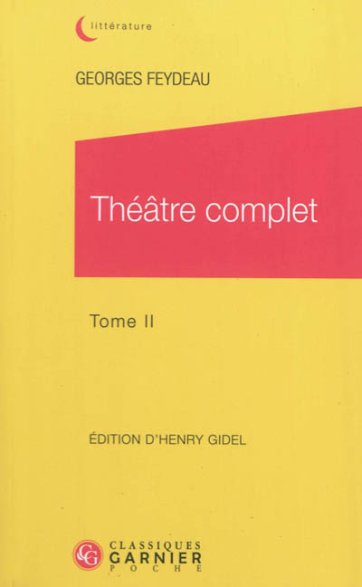Théâtre complet. Vol. 2