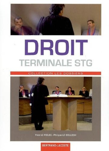 Droit terminale STG