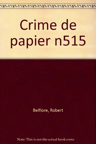Crime de papier