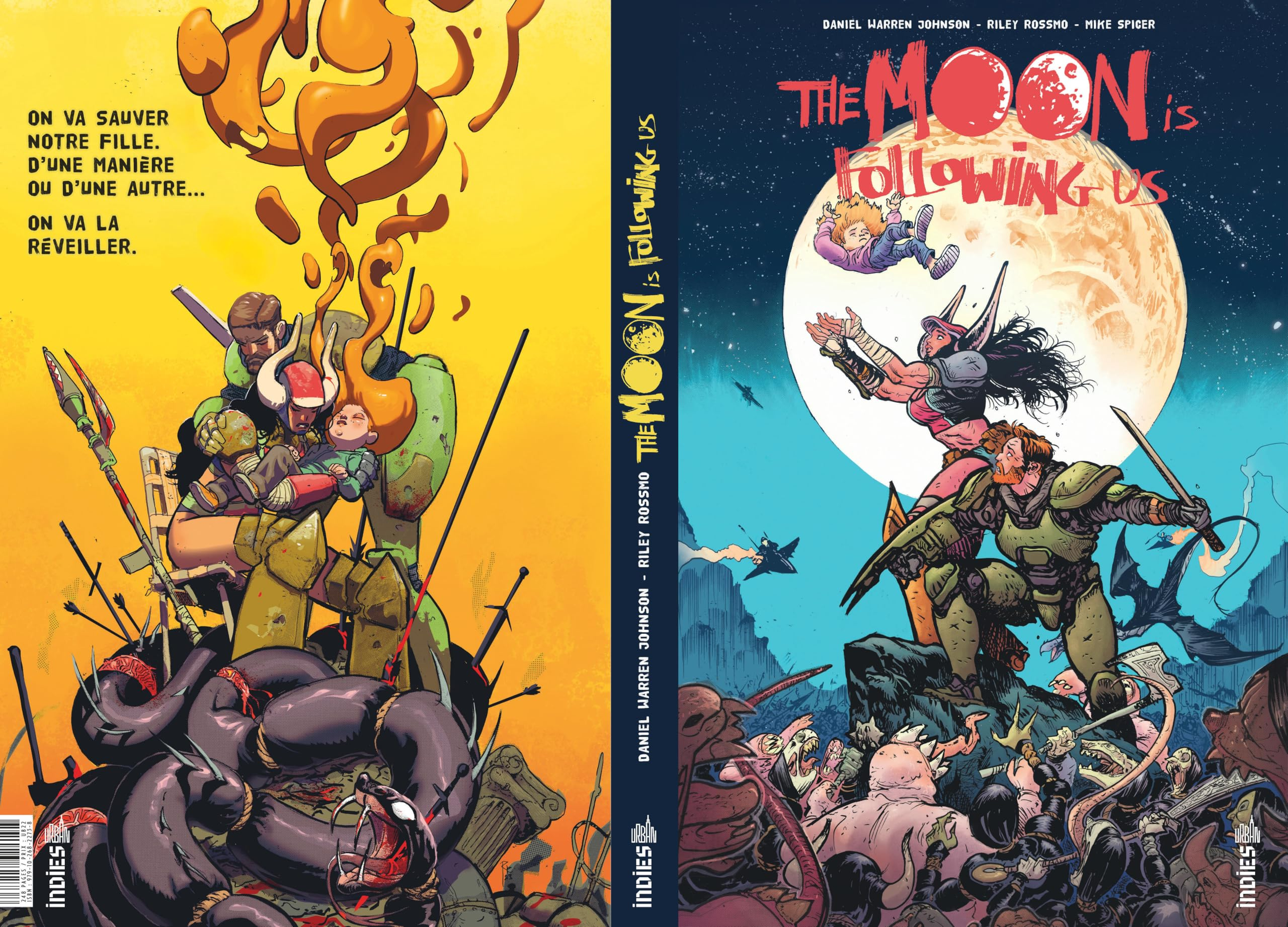 The moon is following us