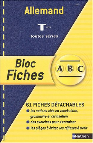 Allemand Terminales toutes séries