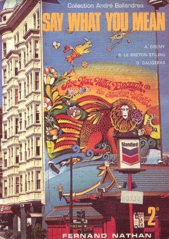 say what you mean 2e eleve                                                                    022796