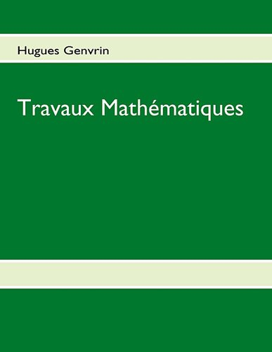 Travaux mathématiques