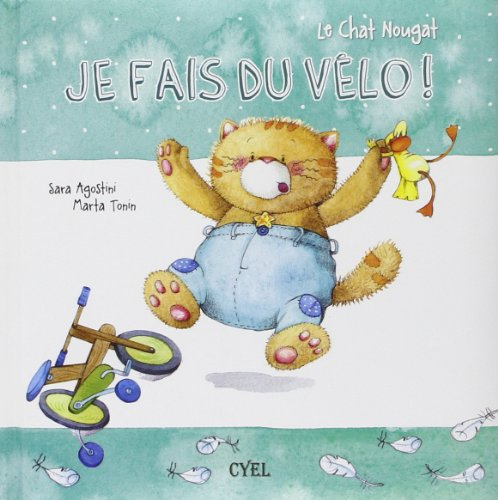 Le chat Nougat. Je fais du vélo !