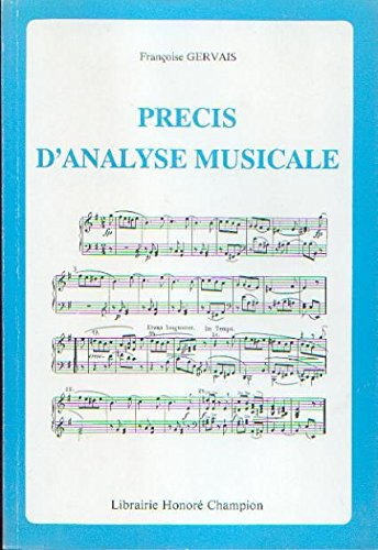 Précis d'analyse musicale