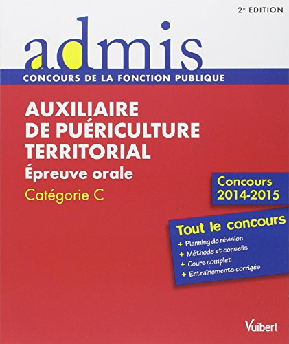 Auxiliaire de puériculture territorial : épreuve orale, catégorie C : tout le concours