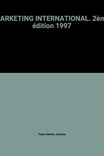 marketing international. 2ème édition 1997