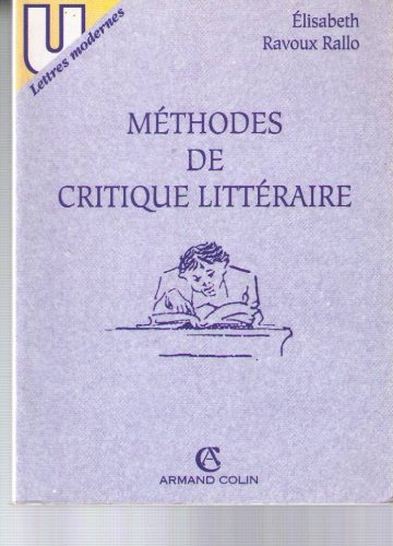 méthodes de critique littéraire