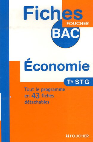 Economie terminale STG