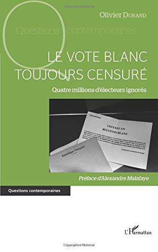 Le vote blanc toujours censuré : quatre millions d'électeurs ignorés