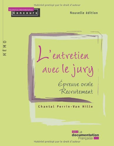 L'entretien avec le jury : épreuve orale, recrutement