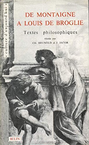 de montaigne à louis de broglie