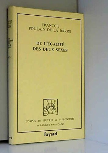De l'égalité des deux sexes : 1673