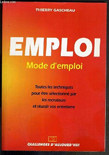 Emploi, mode d'emploi