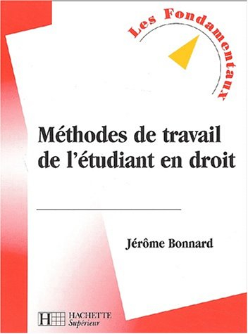 méthodes de travail de l'étudiant en droit