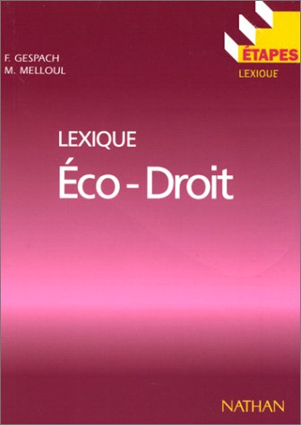 Lexique éco-droit