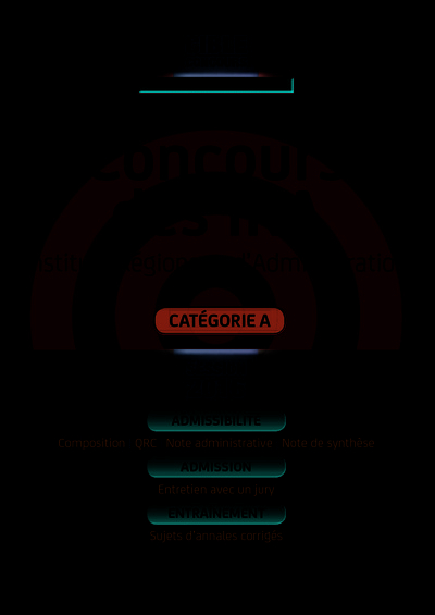 Concours des IRA, instituts régionaux d'administration : catégorie A, session 2016 : admissibilité, 