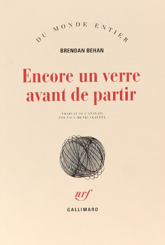 encore un verre avant de partir