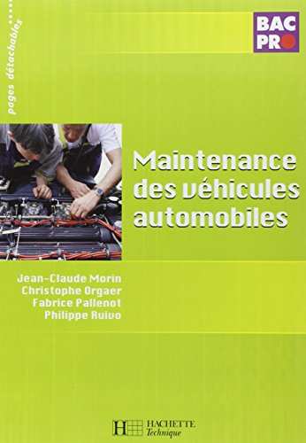Maintenance des véhicules automobiles, bac pro