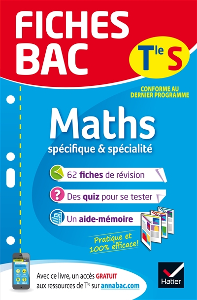 Maths, spécifique & spécialité, terminale S