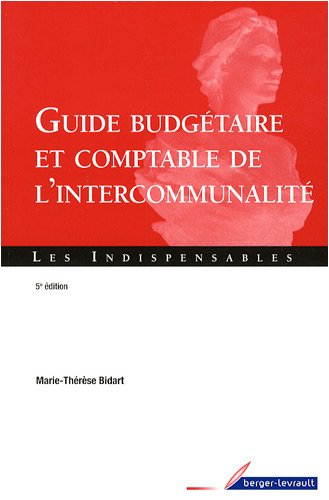 Guide budgétaire et comptable de l'intercommunalité